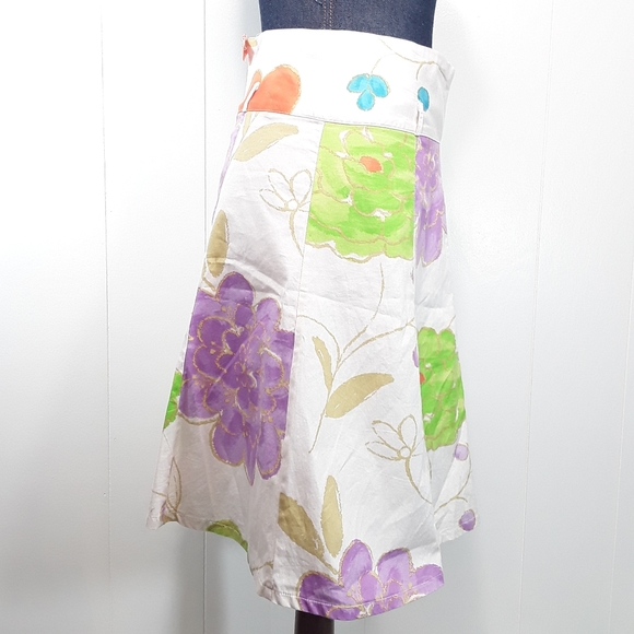 floral midi skirt size small - Picture 4 of 8